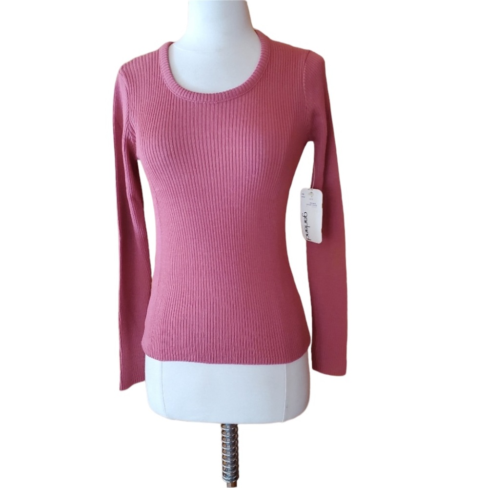 NWT Vintage‎ Ribbed, Scooped Sweater